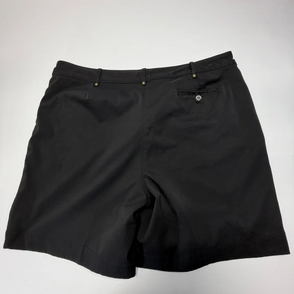 Lady Hagen Golf Shorts Womens 14‎ Black Purple Stretch Bundle
